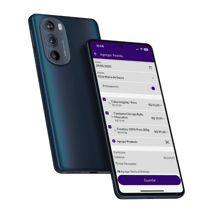 App de presupuestos integrado a sus productos y clientes