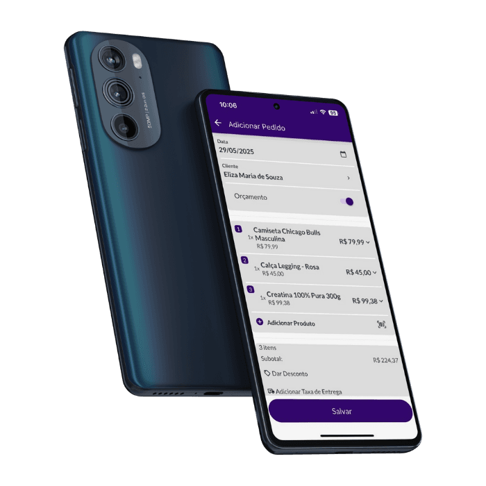 App de orçamentos integrado aos seus produtos e clientes