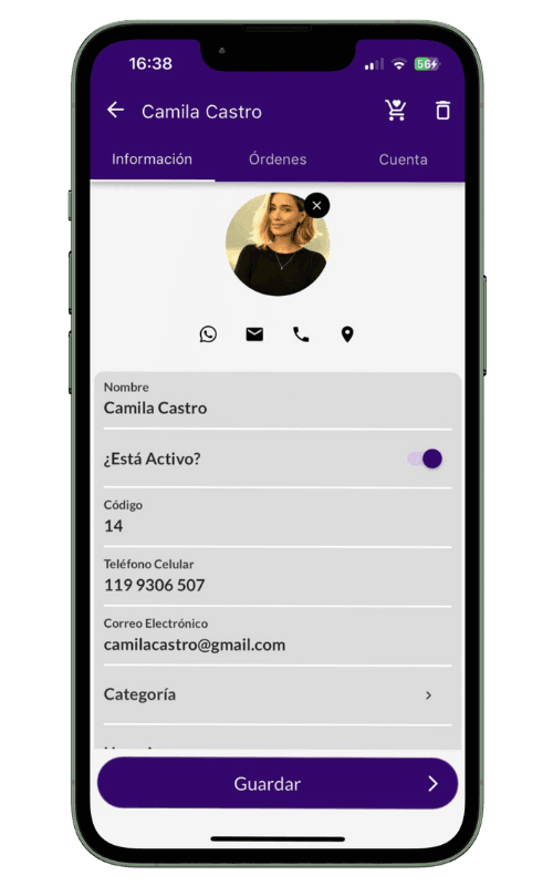 Aplicación para Registro de Clientes