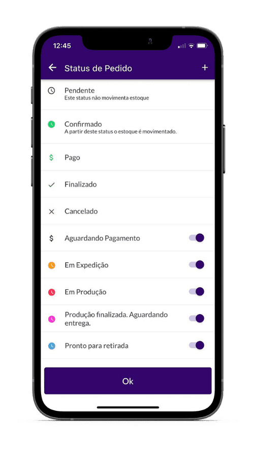 Mapeie o processo de produção